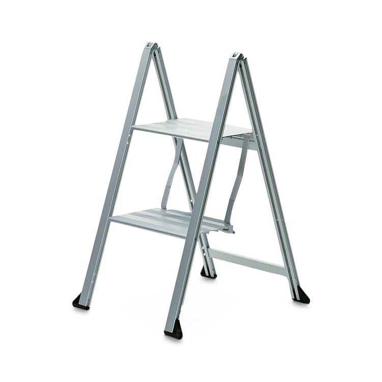 Husholdningsstige i aluminium, 2-trins