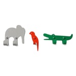 Set di ganci da parete Zoo Giungla