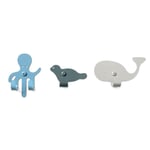Set di ganci da parete Zoo Oceano