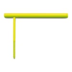 Toilet paper holder Line Hook RAL 1026 Luminous yellow