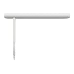 Toilet roll holder, Line Hook Traffic white RAL 9016