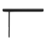 Toilet paper holder Line Hook RAL 9005 Jet black