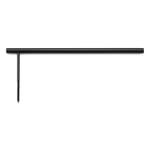 Paper Towel Holder Line Hook RAL 9005 Jet black
