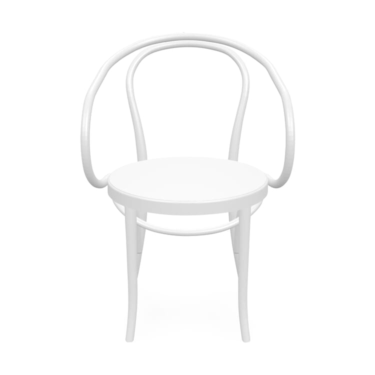 Chaise avec accoudoirs B-9, Blanc