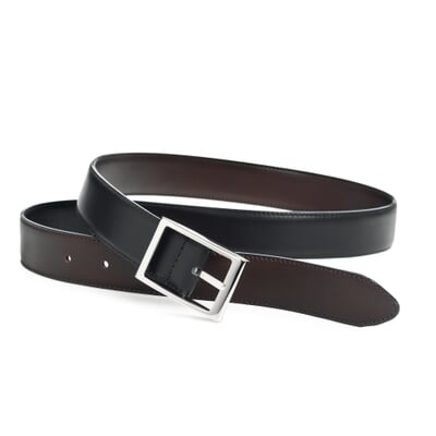 Reversible belt, Brown-Black | Manufactum