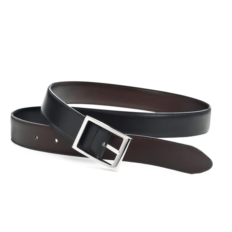Reversible Belt, Brown-Black