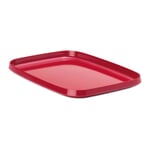 Tray Made of Melamine Resin Small Red
