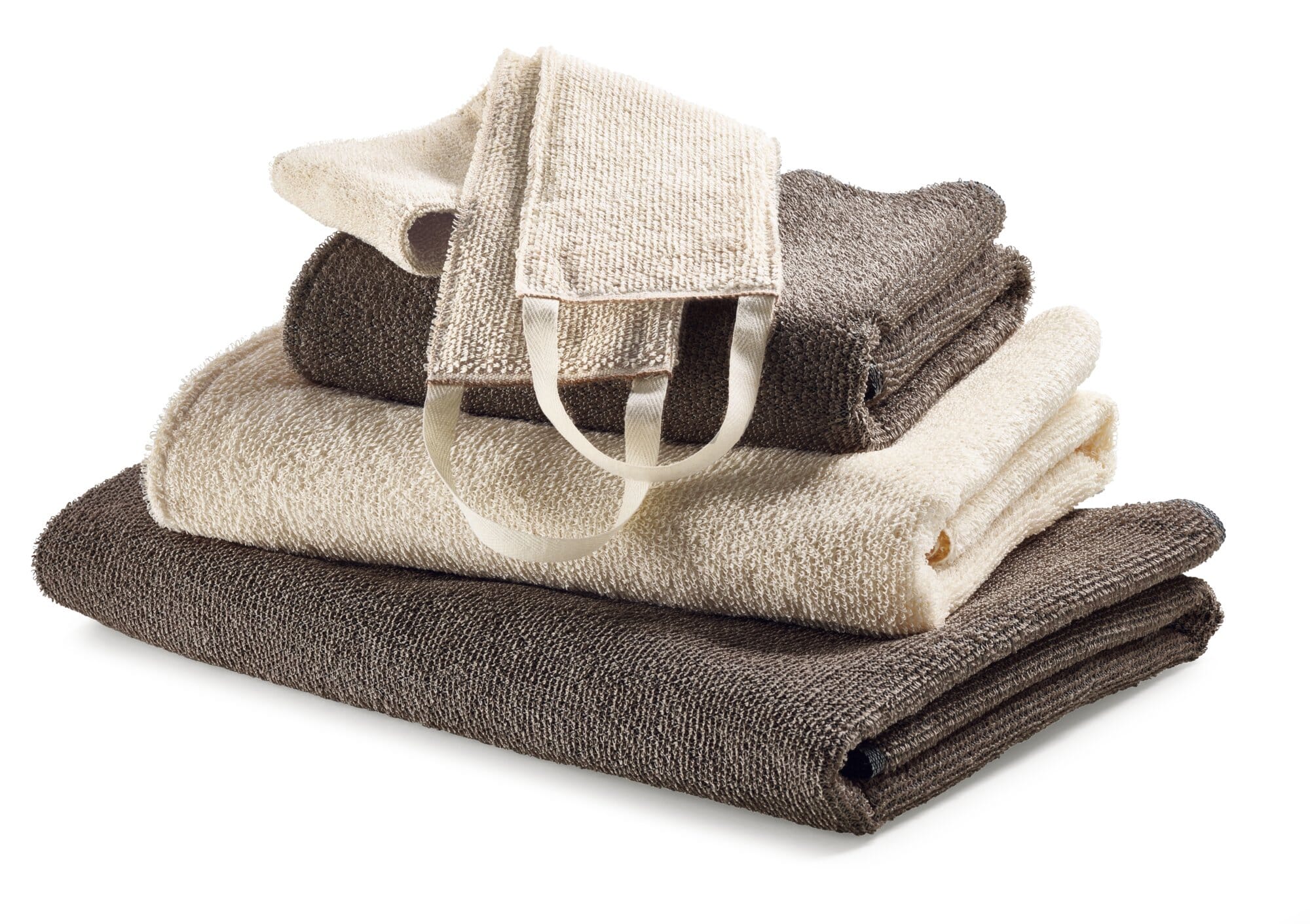 Shower | Black-Nature terry, towel Manufactum linen