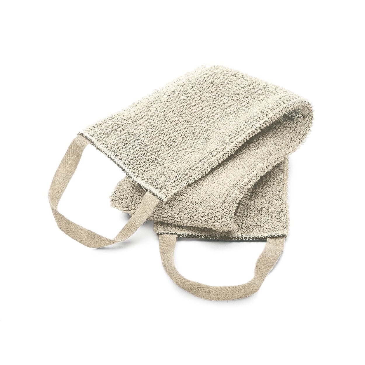 Linen Terry Back Scrubber, Ecru Manufactum