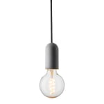 Lampada a sospensione classica in cemento Grigio