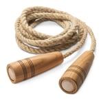 Hemp jump rope cherry wood handles