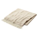 Kashmir-tæppe med sildeben Beige