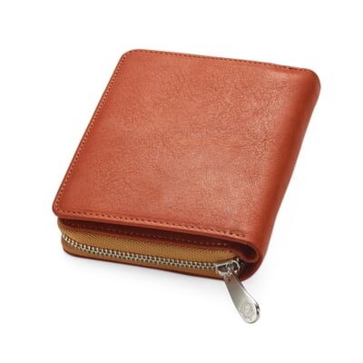 Emme Leder Portemonnaie Naturleder Sonnenleder Geldbörse, Natur