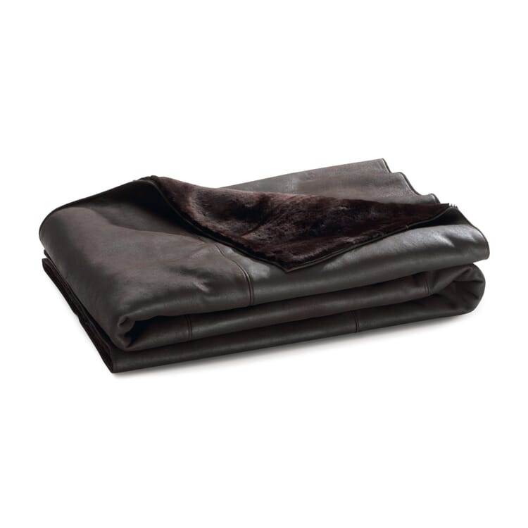 Coperta in pelle d'agnello Manufactum
