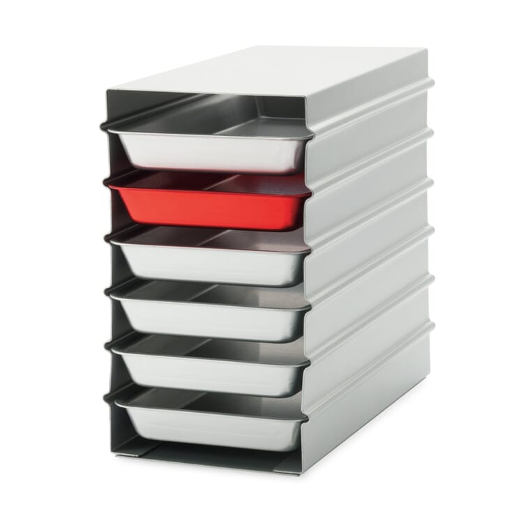 Stacked Trays Alumoule, Small
