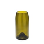 Vase Wine Bottle Large Green-yellow