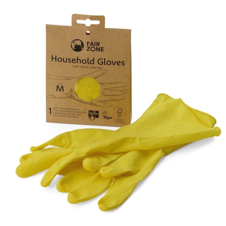 Household gloves natural rubber