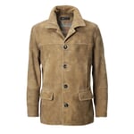 Hack Herrenjacke Bockvelours Natur