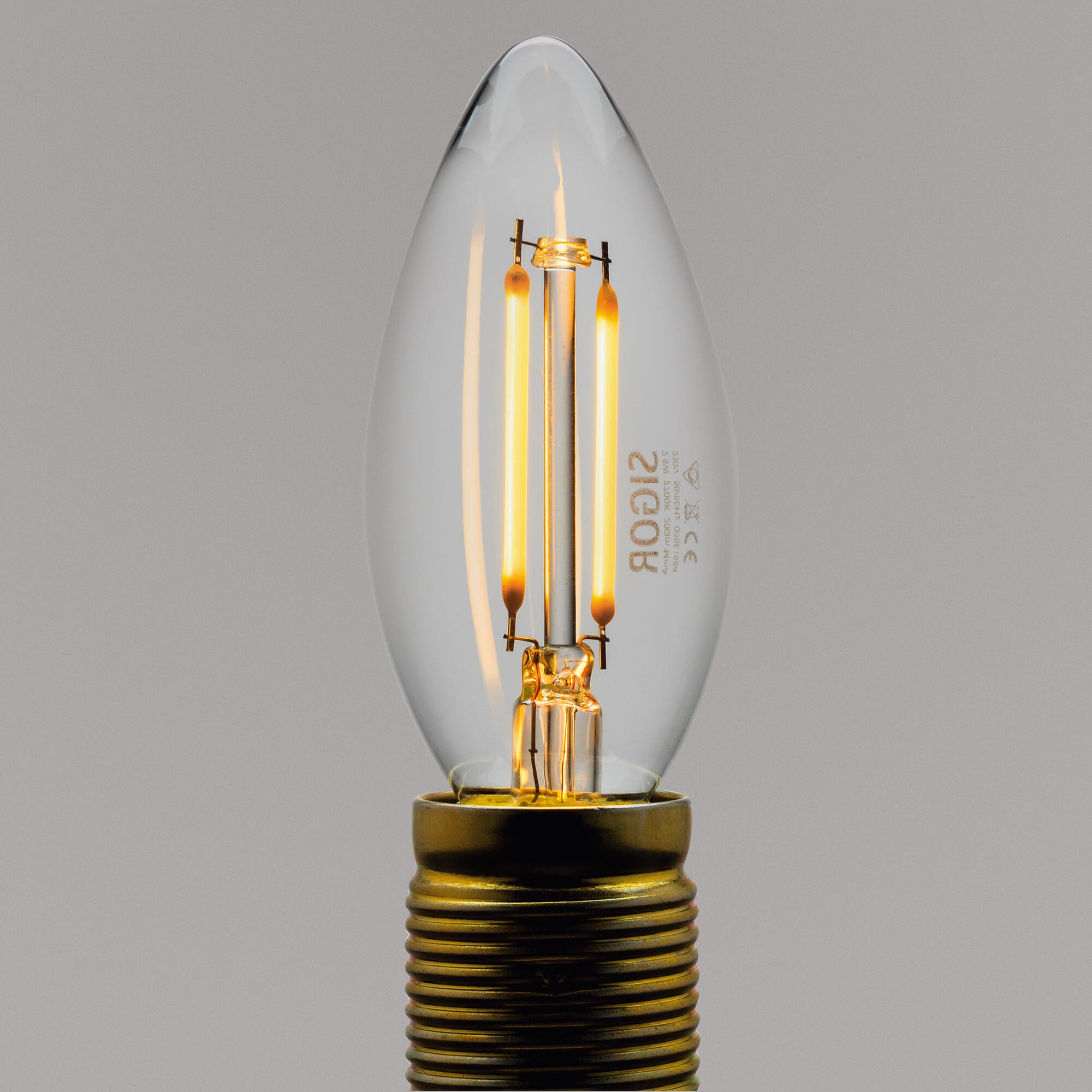 vaas Corporation Diplomatie LED Filament Candle Lamp E14, E 14 4,5 W, Clear | Manufactum