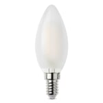 LED Filament Light Bulb Flame Shape E14 Screw Cap  Frosted