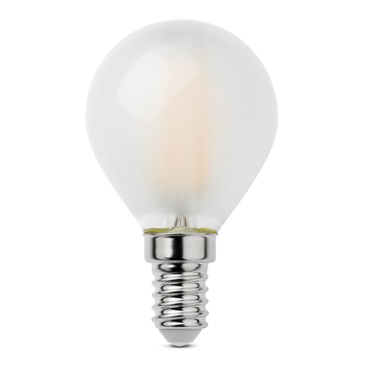 Lampada a sfera a filamento LED E14, E 14, 4,5 W