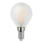 Lámpara LED de filamento esférico E14 E 14, 4,5 W Matt