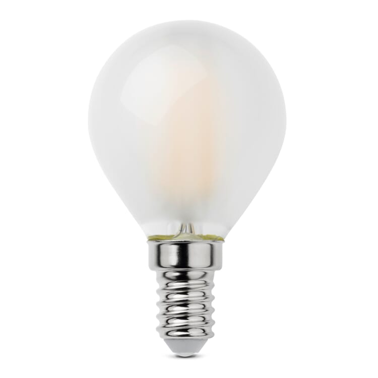 Lampe sphérique à filament LED E14