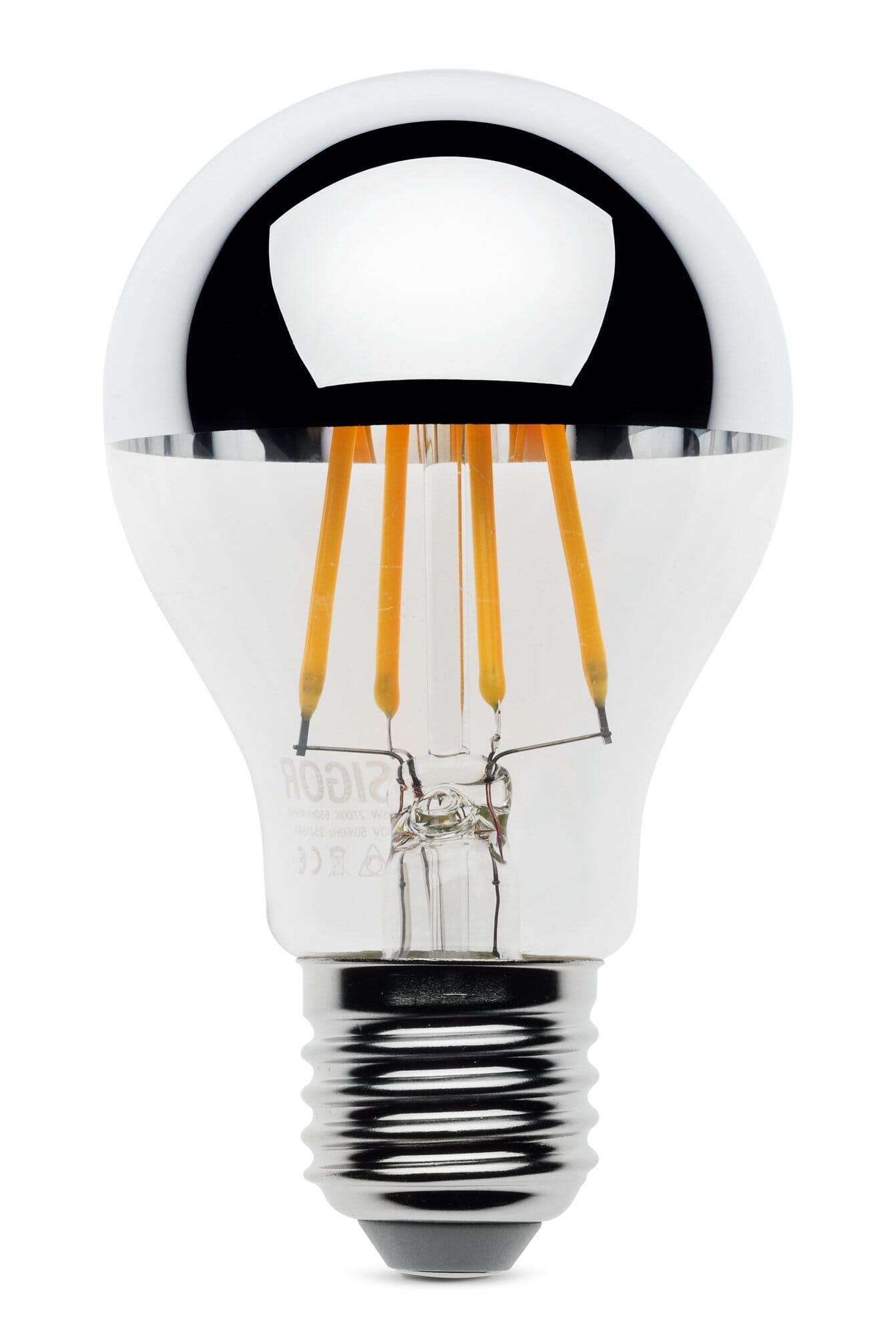 Bijproduct keten kijken LED Filament Head Mirror Lamp, E27 7 W | Manufactum