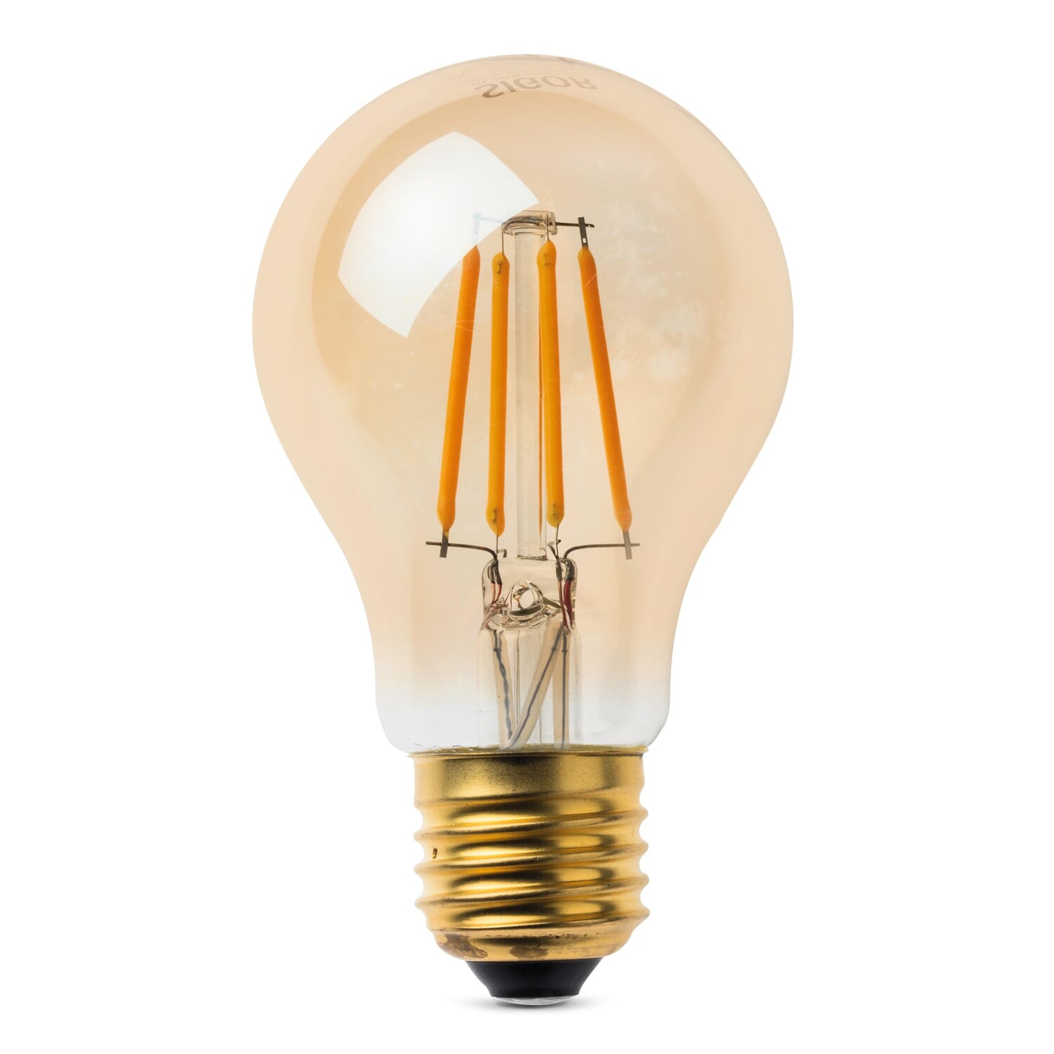 LED-Filament-Glühlampe E27, E 27 4,5 W, Goldgelüstert
