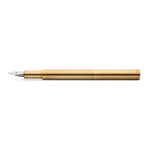 Pocket Fountain Pen Made of Brass by Loclen Brass B
