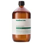 Gel douche Manufactum Bergamote Bouteille en verre de 1 l