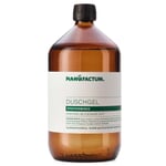Manufactum shower gel Peppermint 1 l glass bottle