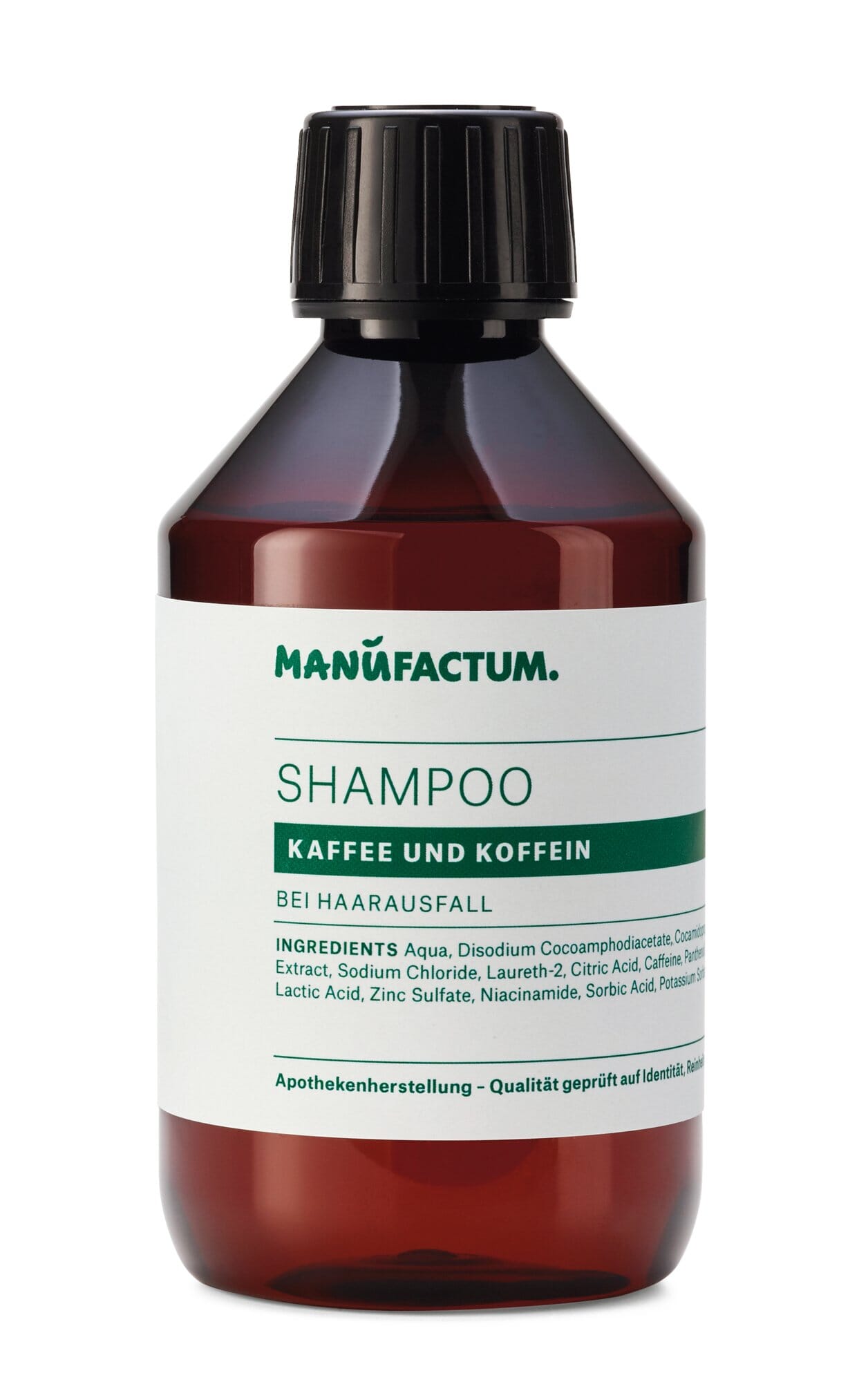 Shampoo by Manufactum, Coffee Extract plus Caffeine, 250 ml plastic bottle  | Manufactum