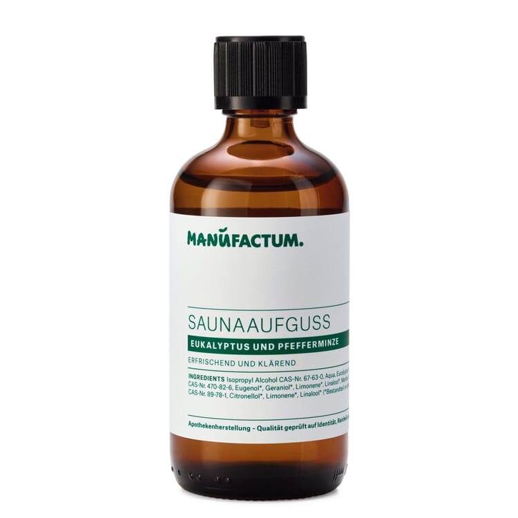 Infusion pour sauna Manufactum, Eucalyptus et menthe poivrée