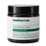 Manufactum tooth powder Coal 120 ml glass jar