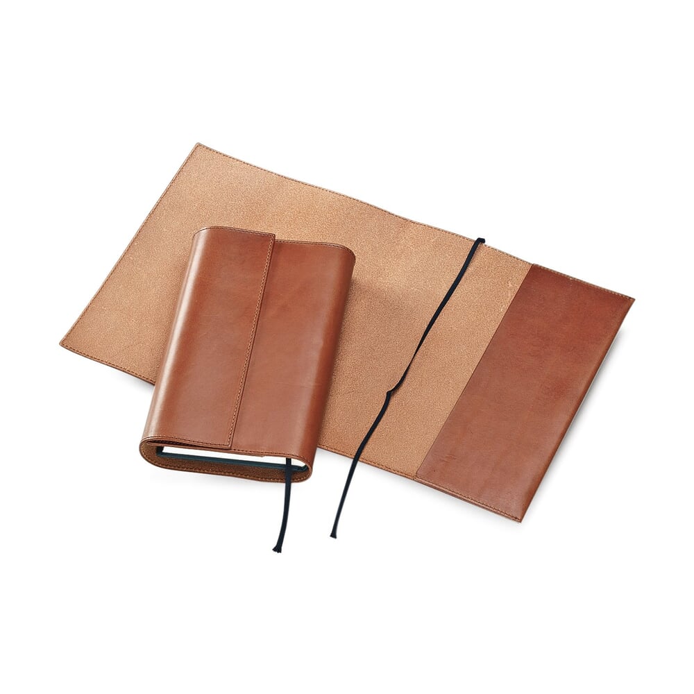 Calf Leather Book Jacket, 22 x 42,5 cm | Manufactum