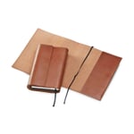 Couverture de livre en cuir de vache 22 x 39 cm