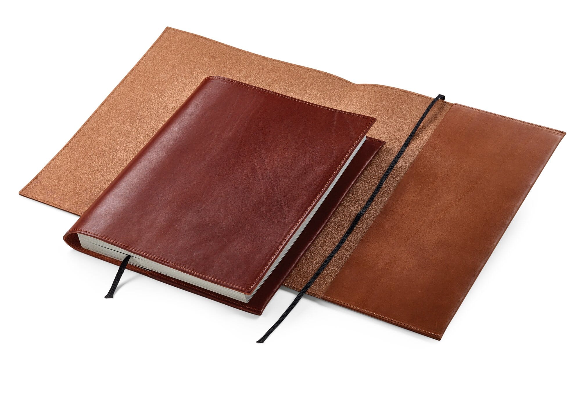 Leather Book Cover Jackets, Hand Stitched