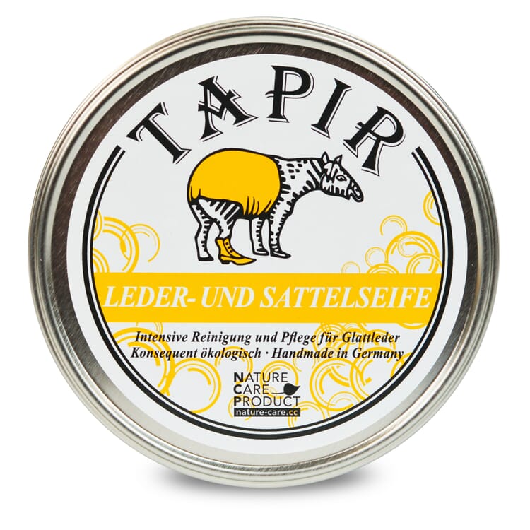 Tapir leather and saddle soap