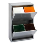 Tilt-Out Cabinet for Waste Bins 4 Bins