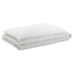 Mühlviertl Linen Bed Covers White 155 × 220 cm
