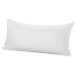 Mühlviertl Linen Pillowcase White 40 × 80 cm