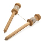 Plant Spindles Made of Oak