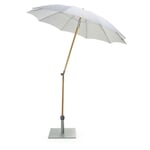 Small Parasol with Ash Wood Pole Natural coloured