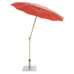 Small Parasol with Ash Wood Pole Terracotta
