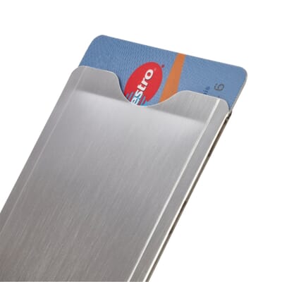 Card cover stainless steel