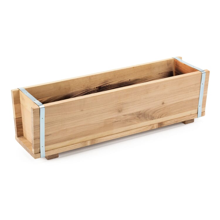 Jardinera de balcón de madera de robinia