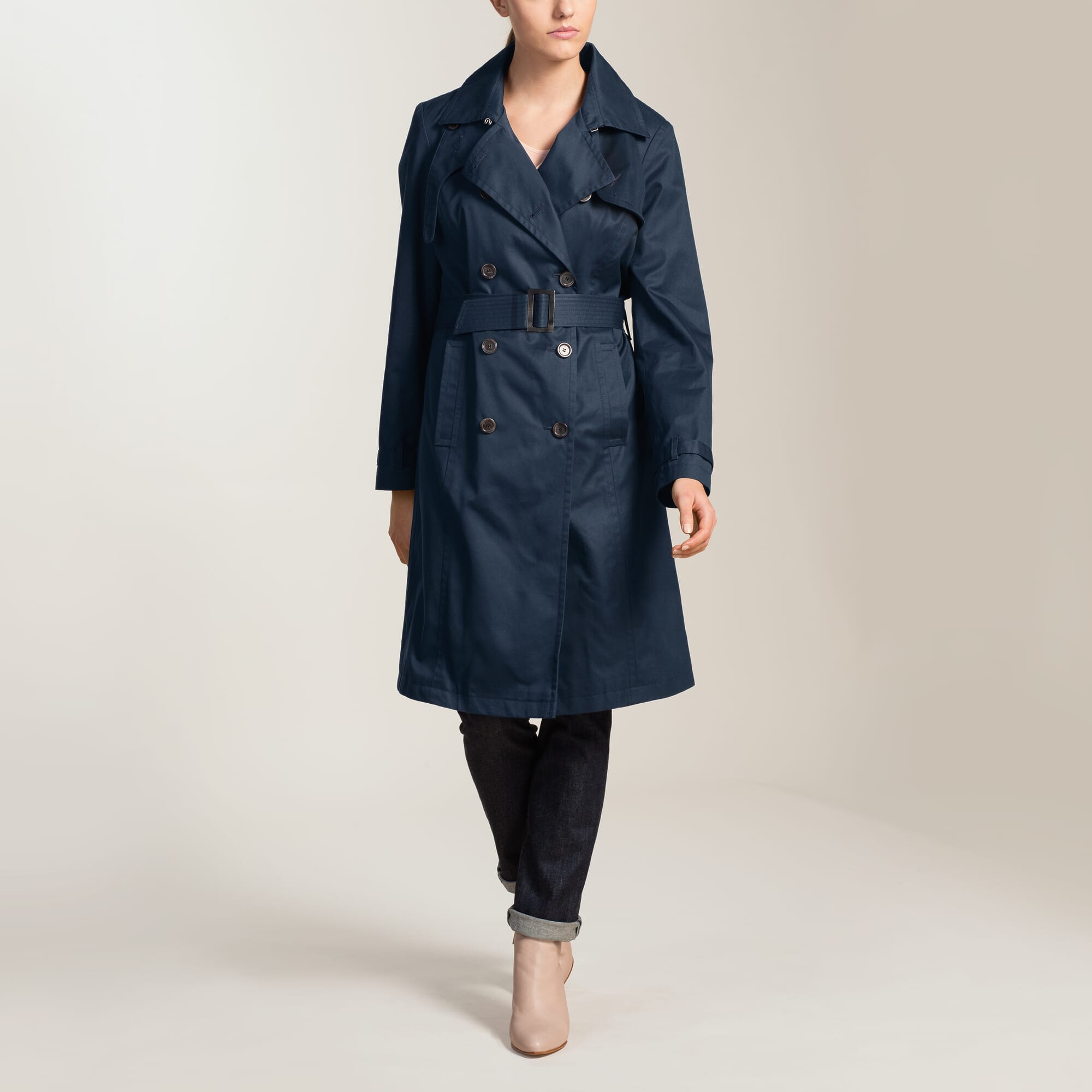 Ladies trench coat Dark blue | Manufactum