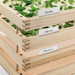 Séchoir à Herbes En Bois Double étage – Avec Filet, Design Ouvert Empilable, Pour Déshydratation Naturelle