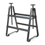 Bordbukke i råt stål